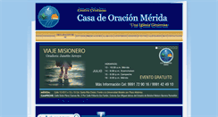 Desktop Screenshot of casadeoracionmerida.com